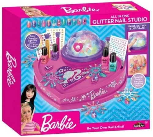 Cra-Z-Art 34052INT Set manichiura Barbie "Glitter & Shine Nail Studio" Jucării pentru Copii - Magazin Online de Jucării ieftine in Chisinau Baby-Boom in Moldova cra-z-art 34052int set manichiura barbie "glitter & shine nail studio"