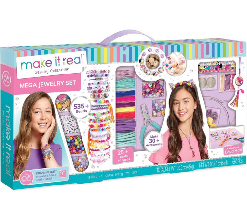 Детский магазин в Кишиневе в Молдове make it real 1802m Мега набор для создания украшений