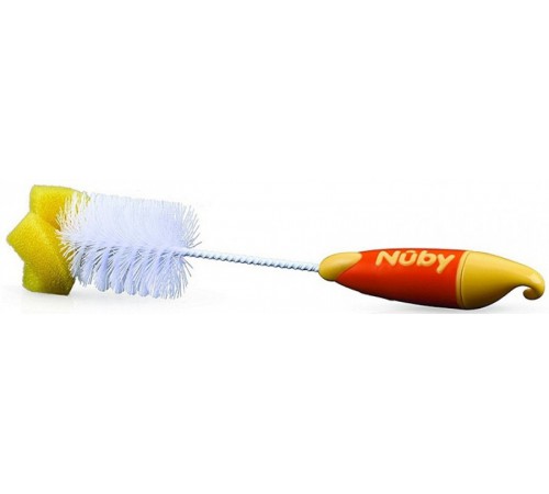 nuby id5540 perie pentru curatarea tetinelor si sticle in sort. 