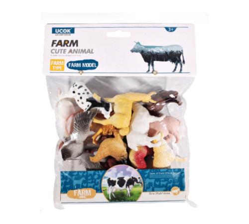 yx-a012-2 set figurine "animaledomestice" (12 buc.)
