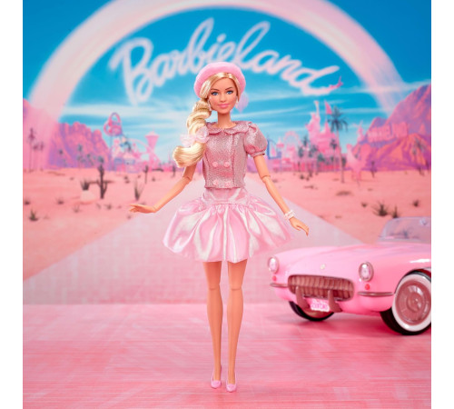barbie jbj53 Коллекционная кукла "the move" в розовом пышном платье