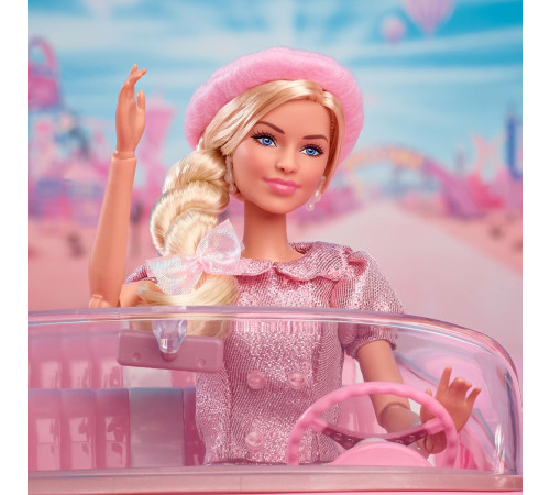 barbie jbj53 Коллекционная кукла "the move" в розовом пышном платье