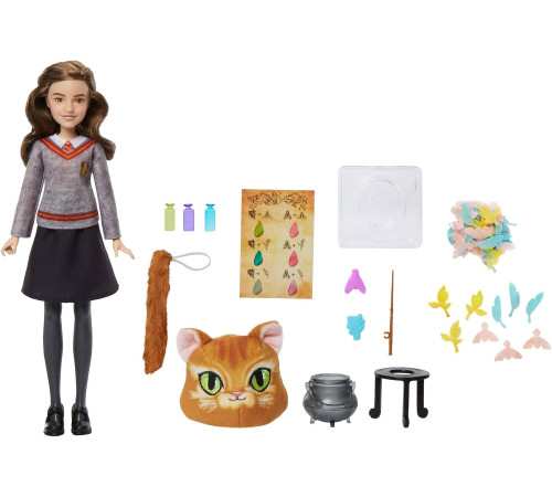  mattel harry potte jgm21 Игровой набор с куклой "Гермиона Грейнджер и Оборотное зелье" (26 см) 