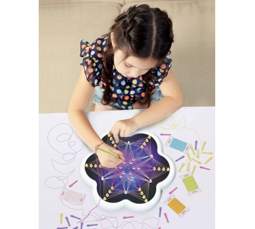 quercetti 2850 set pentru creativitate string art "mandala"