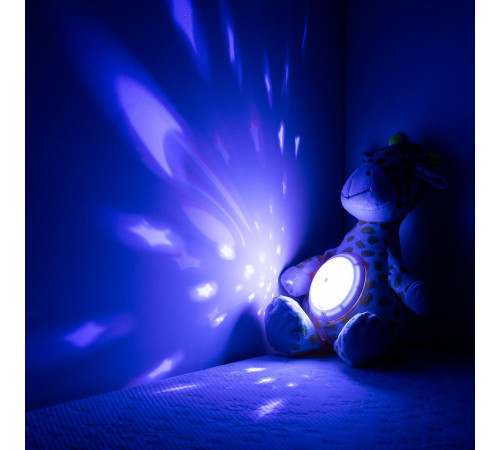 chipolino pil02501giff jucărie de pluș cu proiector și muzică "girafă"