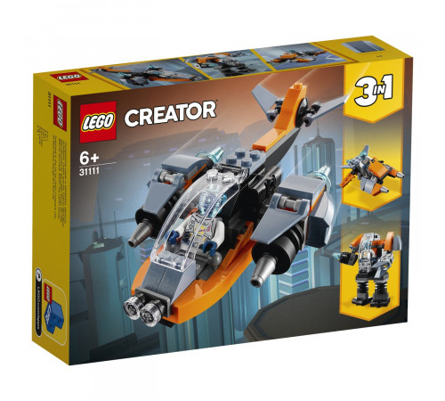  lego creator 31111 Конструктор " Кибердрон" (113 дет.)