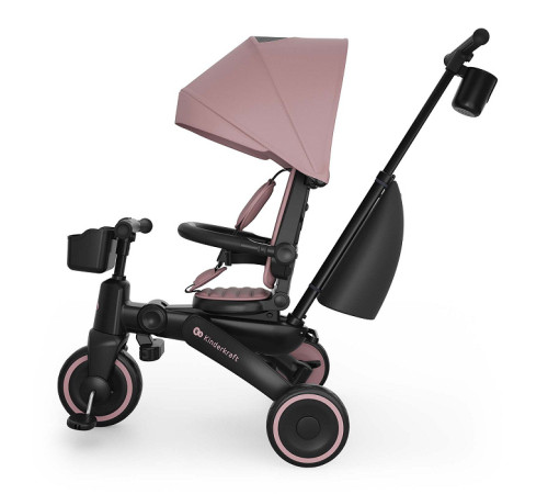 kinderkraft triciclu pliabil jazz 3 (roz)