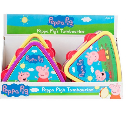 peppa pig 1383265 jucărie muzicală "tamburină"