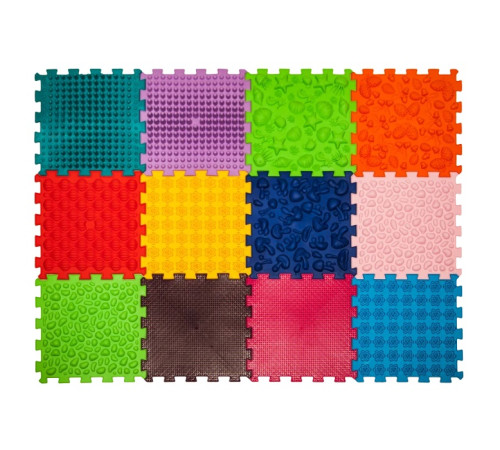ortek 12737 covoraș ortopedic pentru masaj puzzle (18+10 el.)