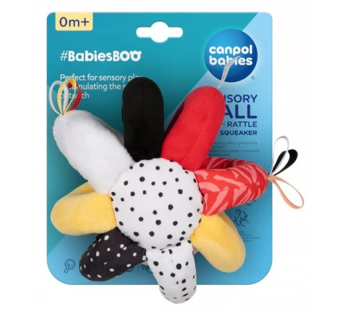 Jucării pentru Copii - Magazin Online de Jucării ieftine in Chisinau Baby-Boom in Moldova canpol 68/089 minge senzorială cu zdrăngănit și scârțâit "babiesboo"