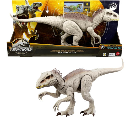 jurassic world hnt63 figurină de dinozaur "indominus rex"