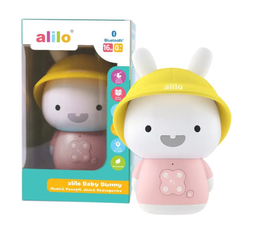 alilo baby g9s Интерактивная игрушка "Зайка" розовый