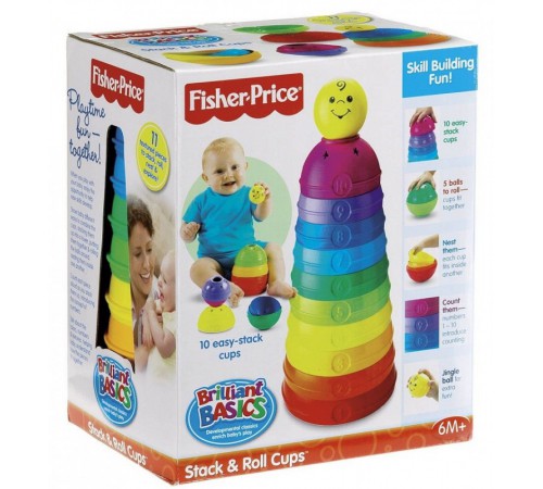  fisher-price w4472 Пирамидка - сортер