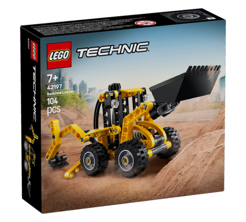 lego technic 42197 Конструктор "Экскаватор-погрузчик" (104 дет.)