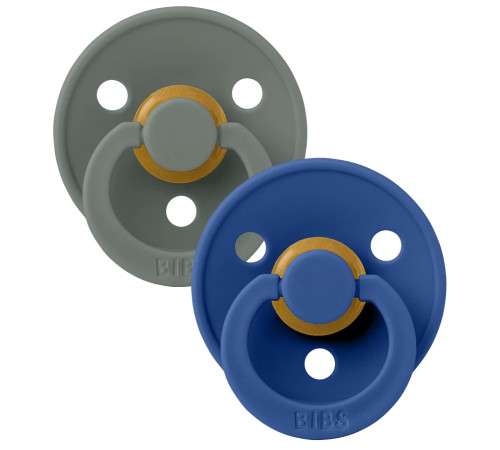 Питание и аксесcуары в Молдове bibs Пустышка круглая латексная pine & cornflower (0-6 м.) 2 шт.