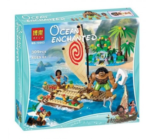Детский магазин в Кишиневе в Молдове BELA РД02.152 Конструктор "Ocean Enchanted" Путешествие Моаны через океан (309 дет.) bela РД02.152 Конструктор "ocean enchanted" Путешествие Моаны через океан (309 дет.)