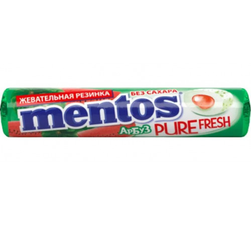 Детское питание в Молдове mentos Жевательная резинка pure fresh "Арбуз" (15,5 гр.)