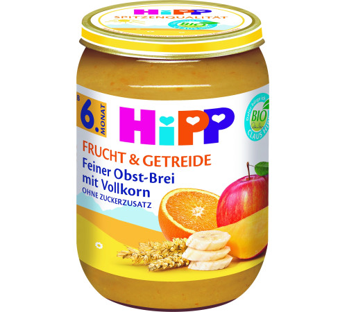  hipp 4800 cereale cu fructe (6 m+) 190 gr.