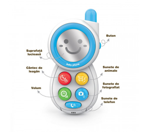 noriel bebe nor1141 Музыкальная игрушка "Телефон"