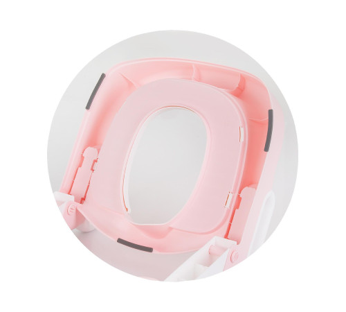 chipolino reductor pentru toaleta cu scara "skippy" stpsk0243pi roz