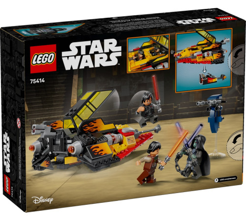 lego star wars 75414 Конструктор "Огненный снежный спидер" (349 дет.)