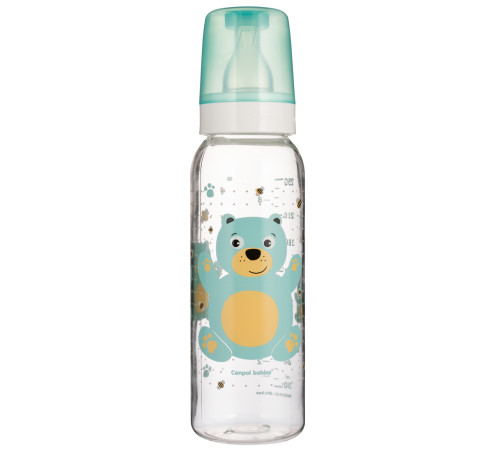 canpol 11/841 biberon din tritan "happy animals"  250 ml. ( 12+)