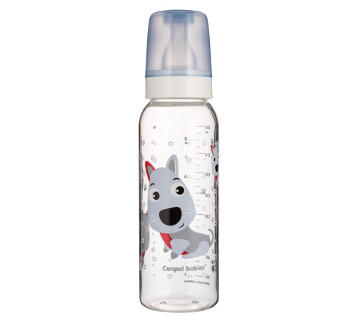 canpol 11/841 biberon din tritan "happy animals"  250 ml. ( 12+)