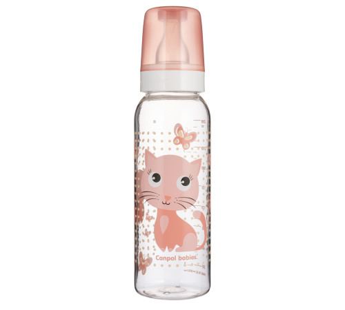 canpol 11/841 biberon din tritan "happy animals"  250 ml. ( 12+)