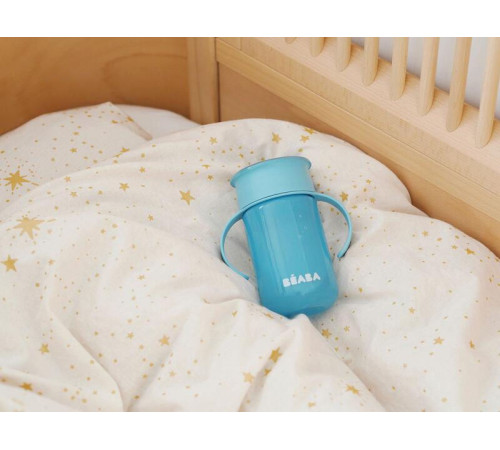 beaba b913572 cana educativa 360&deg; (340 ml) albastru