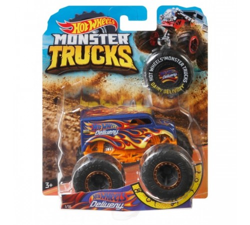 hot wheels fyj44 Базовая машинка-внедорожник 1:64 серии "monster trucks" (в асс.)