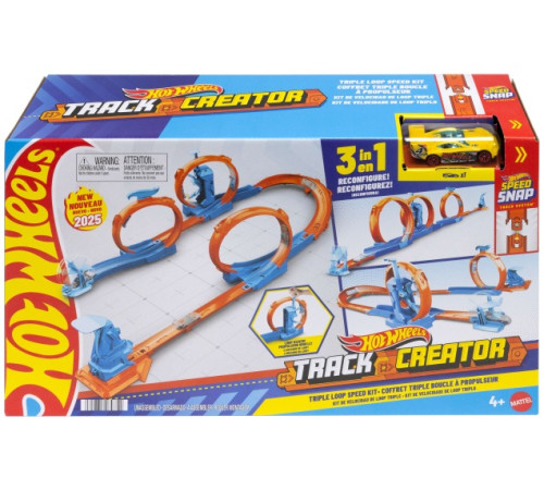 hot wheels jdw39 pistă "bucla triplă"