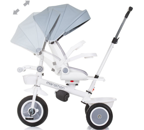 chipolino trkmrt02403as triciclu "marathon" ash grey