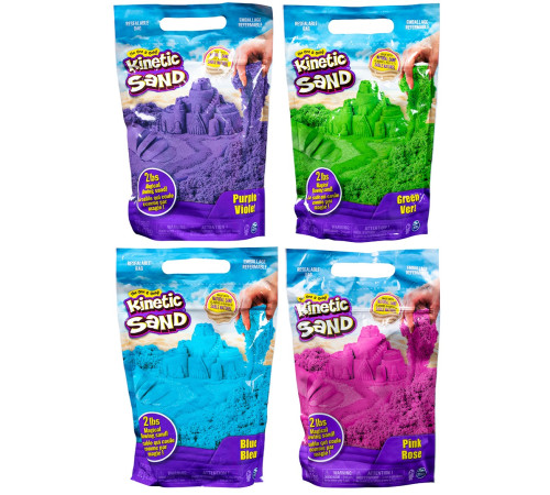 kinetic sand 6046035 nisip cinetic colorat (907 gr.) in sort.