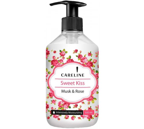  26.52 careline cream-gel de duș sweet kiss rose musk (500 ml.) 992348