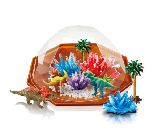 4m 00-03926 set de creatie cristalelor "terariu de dinozauri "