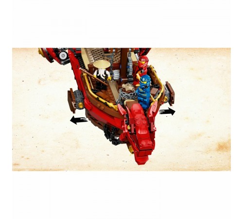 lego ninjago 71705 Конструктор "Летающий корабль Мастера Ву" (1781 дет.)