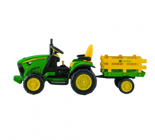 peg perego tractor cu remorca electric jd ground force