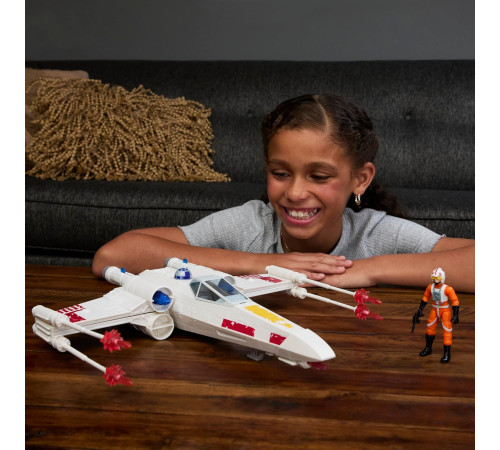 star wars g0768 set de joacă "nava x-wing a lui luke skywalker" (35 cm)