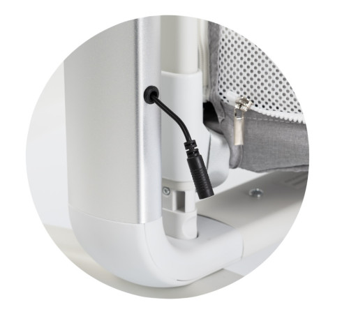 chipolino koul02502gry patut-leagăn electric "ultima" gri