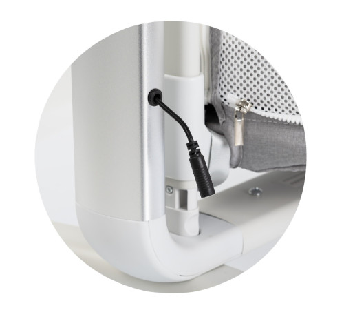 chipolino koul02502gry patut-leagăn electric "ultima" gri