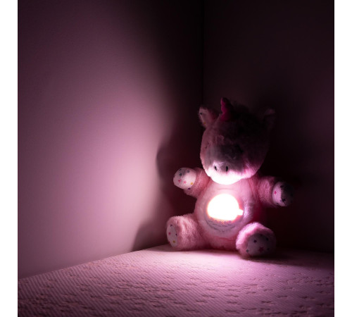 chipolino pil02504unic jucărie de pluș cu proiector și muzică "unicorn"