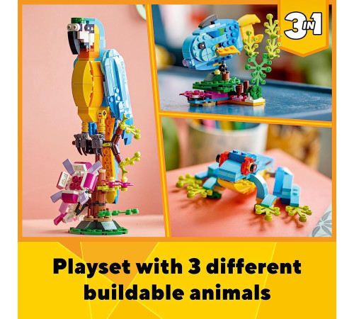 lego creator  31136 Конструктор 3в1 "Экзотический попугай" (253 дет.)