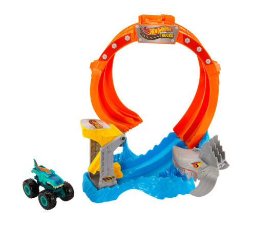 hot wheels jfr08 setul de joacă "monster shark attack"