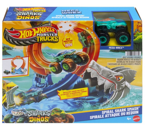 hot wheels jfr08 setul de joacă "monster shark attack"
