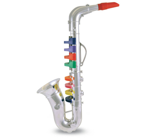 bontempi 324331 saxofon cu 8 clape colorate