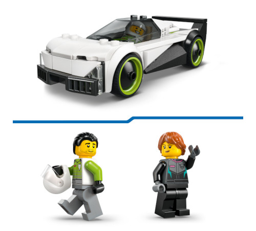 lego city 60489 constructor "avion contra mașină" (259 el.)