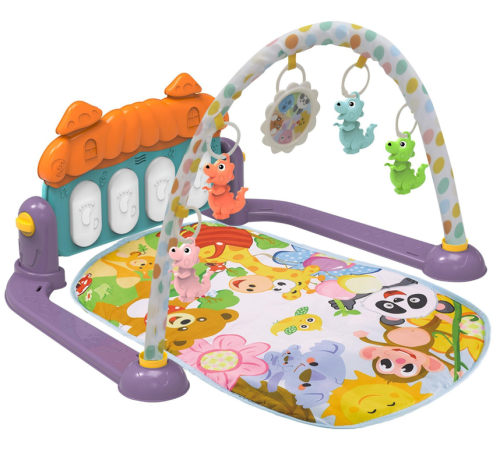chipolino covoraș de joс muzical "zoo party" cu pian pgrzp02302pu violet