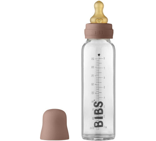 bibs biberon din sticlă (225 ml) blush