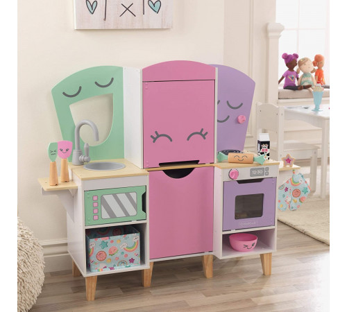 kidkraft 10196-msn bucătărie pentru copii "lil  friends play kitchen"