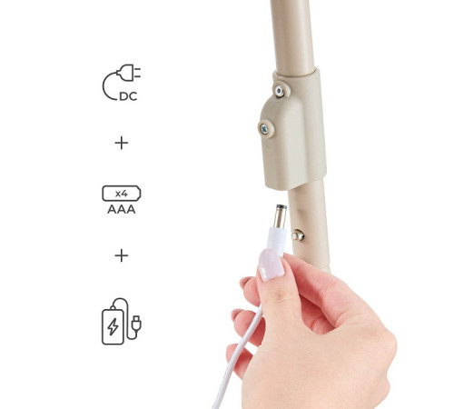 kinderkraft leagan electronic swingee (până la 9 kg.) bej
